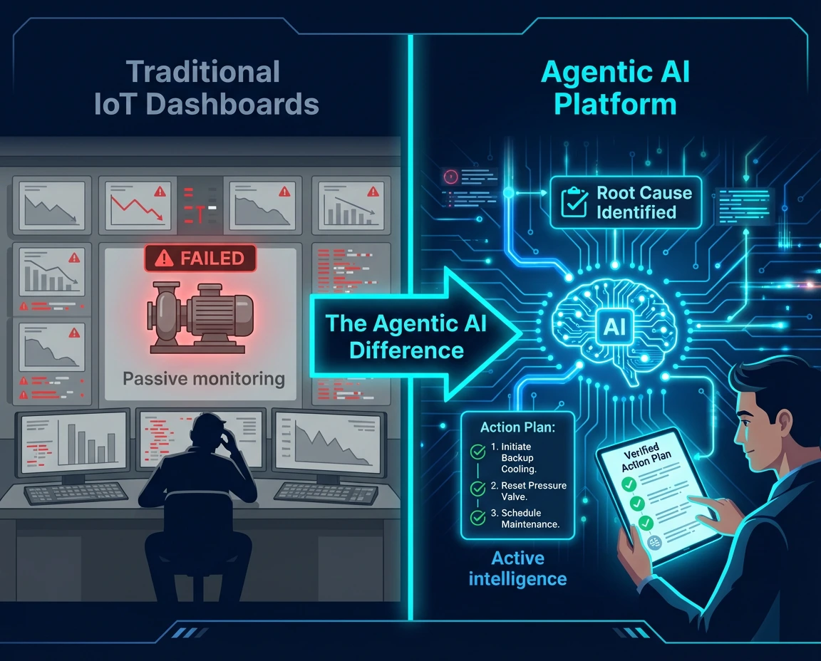 Agentic AI Energy Usage Ecosystem showing Energy Dashboard, Electricity Dashboard, Energy AI Intelligence Chatbot, and Agentic AI Agents interfaces